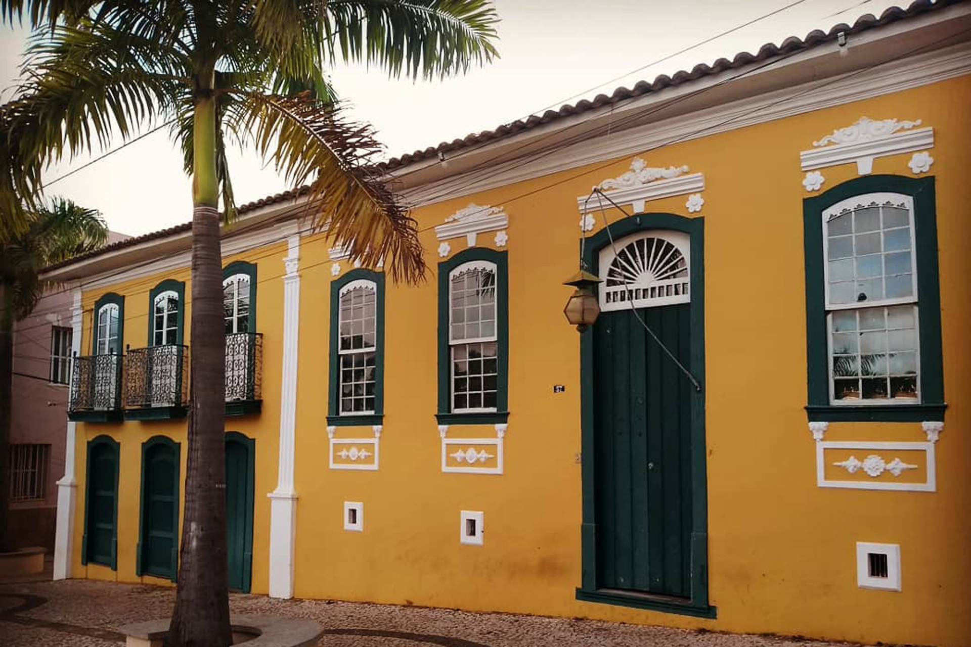 Fachada histórica do Sobrado